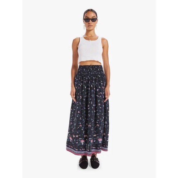Natalie Martin Dresses & Skirts - Natalie Martin Bella Lotus Silk Midi Skirt O/S